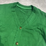 Демисезонная трикотажная булавка, свитер, кардиган, V-образный вырез