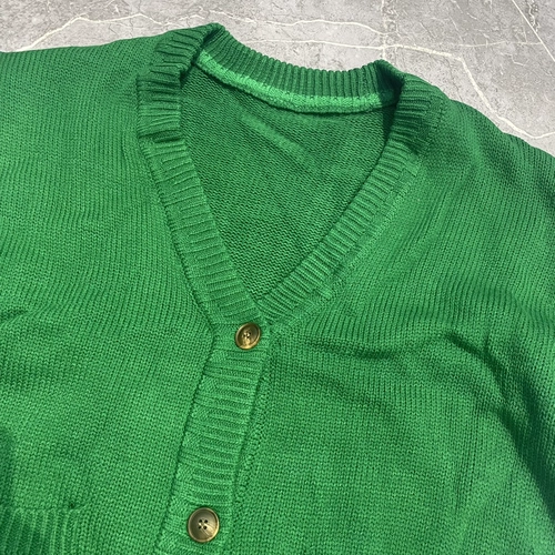 Демисезонная трикотажная булавка, свитер, кардиган, V-образный вырез