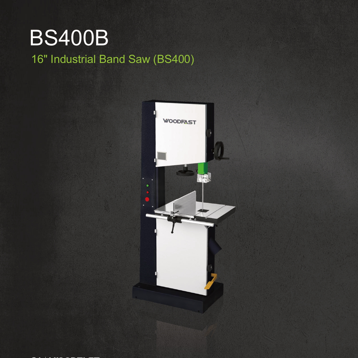 Woodworking tool with saw 16 inch fine woodworking cutting machinery BS400B Woodfast Woofulast emblems