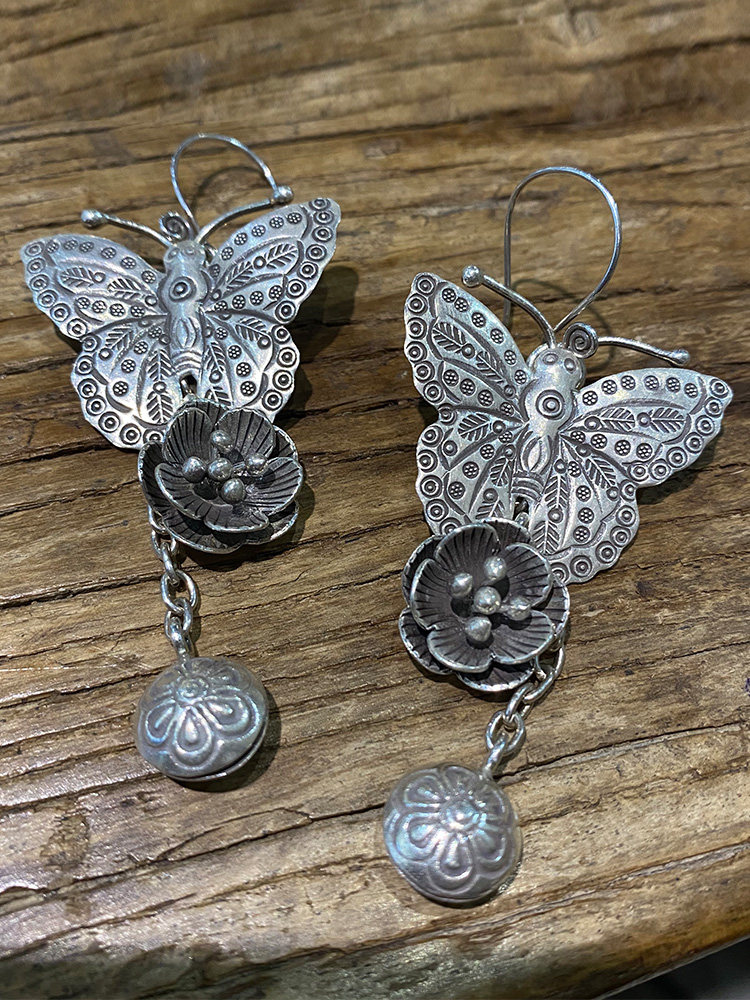 The new earrings are