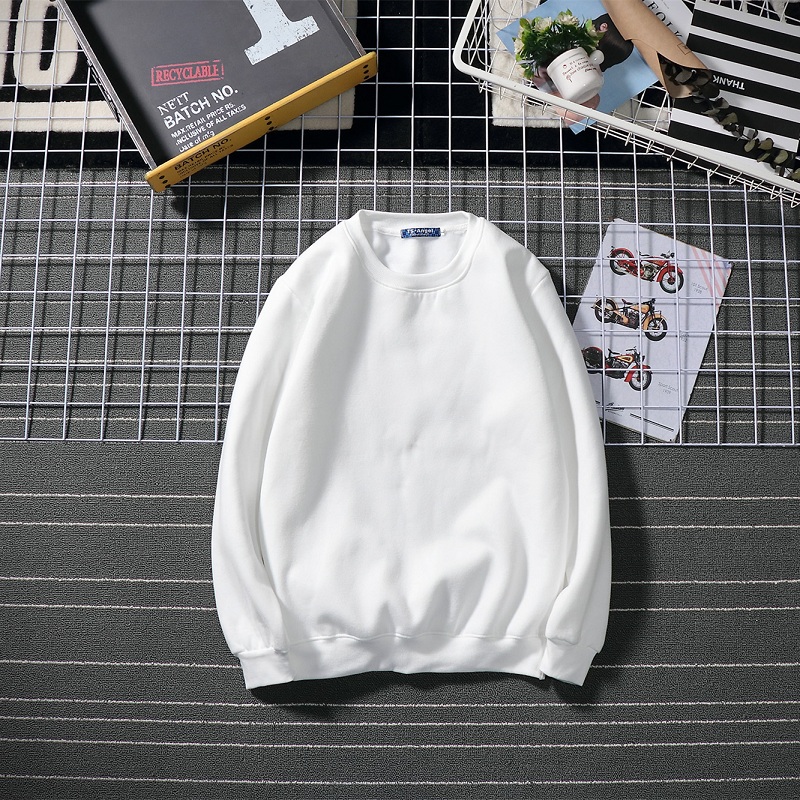 Áo len nam cổ tròn mùa xuân và mùa thu áo hoodie loang màu