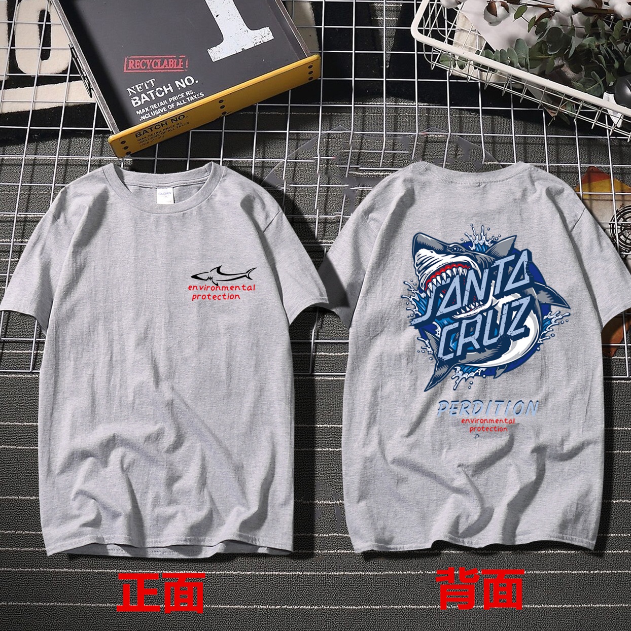 Phong cách Harajuku mới Áo thun hip hop nam và nữ tay ngắn thời trang đường phố châu Âu và Mỹ lỏng lẻo những chiếc áo sơ mi cotton nửa tay mùa hè áo phông nam