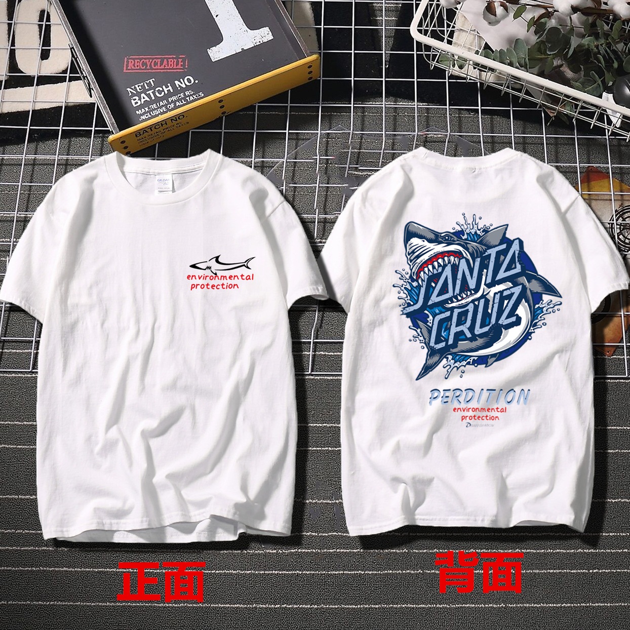 Phong cách Harajuku mới Áo thun hip hop nam và nữ tay ngắn thời trang đường phố châu Âu và Mỹ lỏng lẻo những chiếc áo sơ mi cotton nửa tay mùa hè áo phông nam