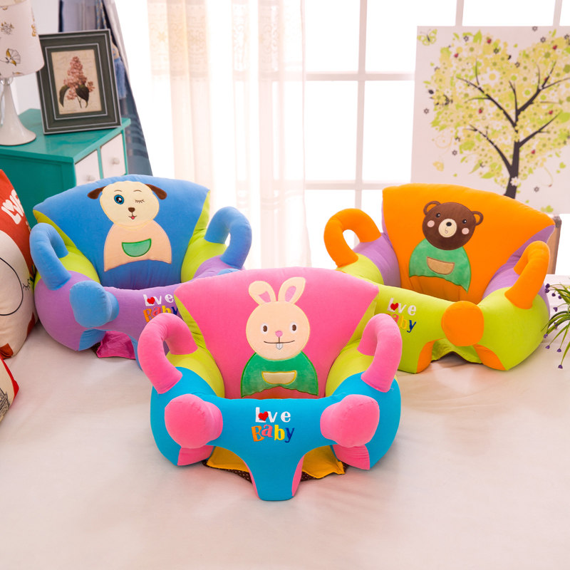 Baby School Sitters Small Sofa Baby Leaning On Cushion Seat Anti-Fall Safety Newborn Child Deputy Food Chair Backrest