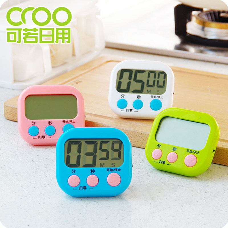Kitchen multi-function timer magnet adsorption timer Cooking timer Cooking soup countdown tool