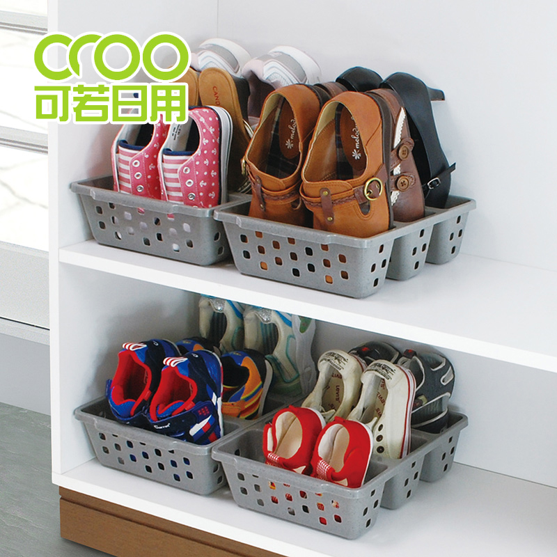 Japanese-style shoe finishing rack Three-format plastic shoe rack Shoe storage rack Children's shoe rack Creative shoe rack Storage rack