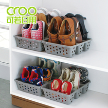 Japanese shoe rack three-format plastic shoe rack footwear storage rack childrens shoe rack creative shoe rack