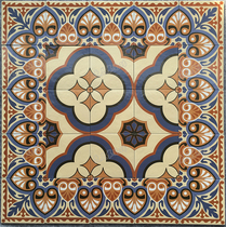 200 European Mediterranean antique colored flower tiles dining room Living Room bar floor tiles original side tiles tiles tiles tiles