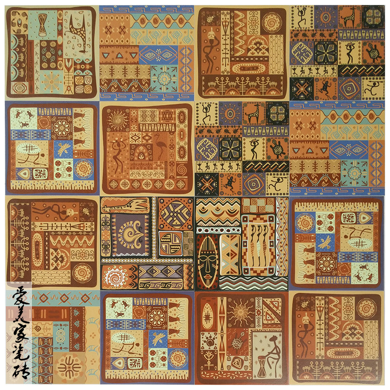 200*200mm tiles Thangka Sushi restaurant Living room Dining room Kitchen powder room Interior decoration tiles