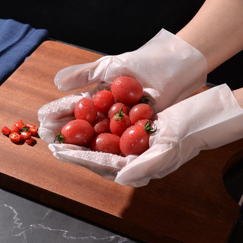 TPE Gloves Thickened Durable Food Grade Disposable Gloves CPE Catering Waterproof Oil & Oil Beauty Independent Package Box Dress