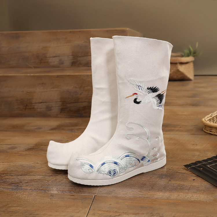 Original ancient Han dress men boots ethnic wind boots warp boots cos ancient wind boots boots