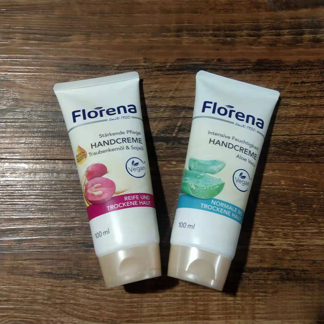 German Flora Fleurina Moisturizing Moisturizing Moisturizing Nourishing Hand Cream Grape Seed Aloe Vera