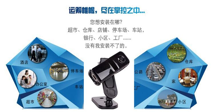 Mini camera mini điện thoại máy tính không dây WIFI từ xa theo thời gian thực camera mạng camera giám sát - Máy quay video kỹ thuật số giá máy quay sony
