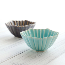 Japanese imported Mino-yaki tableware lace Nordic style cooking Household rice bowl Salad fruit bowl Breakfast bowl