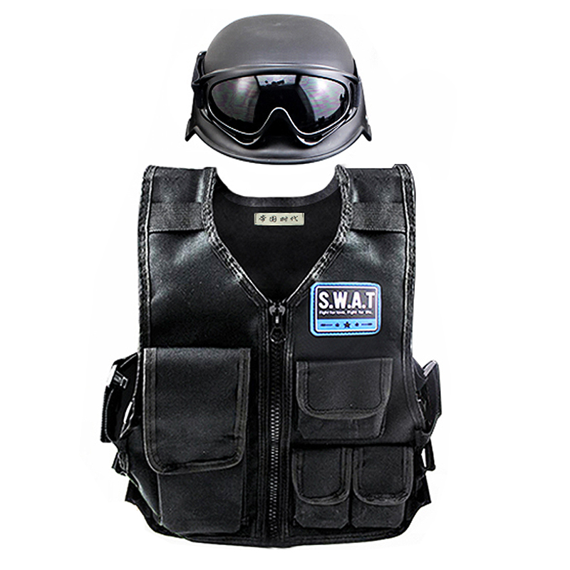 COS children's music toy gun suit boy tactical vest special forces eat chicken Jedi survival rocket launcher