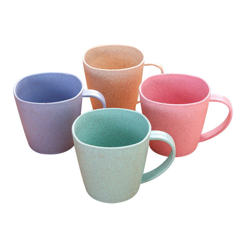 Household adult children wheat tooth cup couple brushing mouthwash cup tooth tank environmental protection small cup toothbrush cup water cup