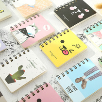 Student Cute Notepad Coil Ben Portable Carry-on Notebook Custom Logo Cartoon Pocket Benson Sign Book