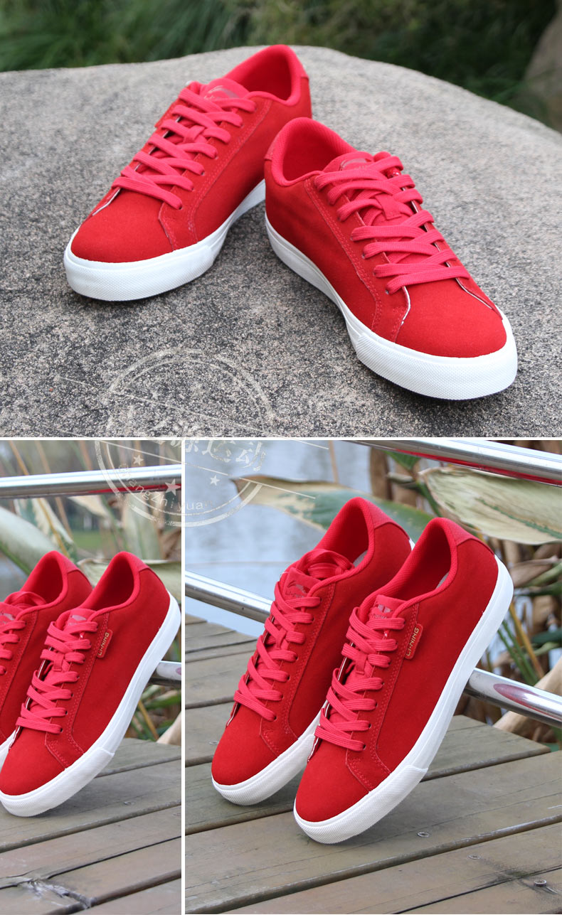 Bốn vương miện chính hãng Giày Li Ning giày nam giày thể thao mùa xuân và mùa thu mới giày thông thường giày trượt ván ALCJ023 giày sneaker nam đẹp