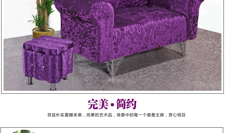 Châu Âu sofa vải phòng ngủ cửa hàng sofa ba nhỏ sofa căn hộ độc thân đi lang thang lười biếng ghế dài - Ghế sô pha sofa văn phòng