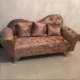 Châu Âu sofa vải phòng ngủ cửa hàng sofa ba nhỏ sofa căn hộ độc thân đi lang thang lười biếng ghế dài - Ghế sô pha