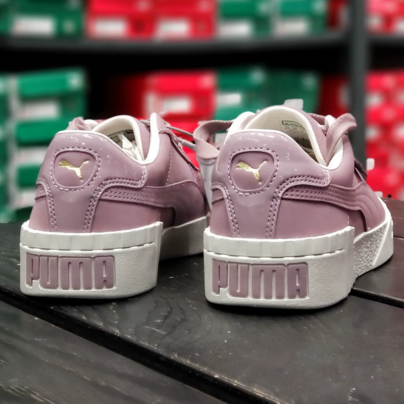 PUMA Cali Nubuck Giày nữ Puma giày đế xuồng thể thao thông thường Selena cùng mới 369161 - Dép / giày thường