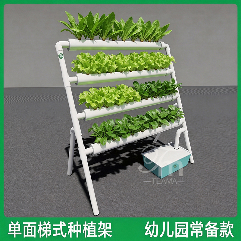 Single-Sided Ladder-Type Pipe Hydroponic Growing Rack Equipment for Balcony Automatic Hydroponic Vegetable Planting, Magical Tool for Growing Vegetables, Flower Pot Promotion Single-Sided Ladder-Type Pipe Hydroponic Growing Rack Equipment for Balcony Automatic Hydroponic Vegetable Planting, Magical Tool for Growing Vegetables, Flower Pot Promotion