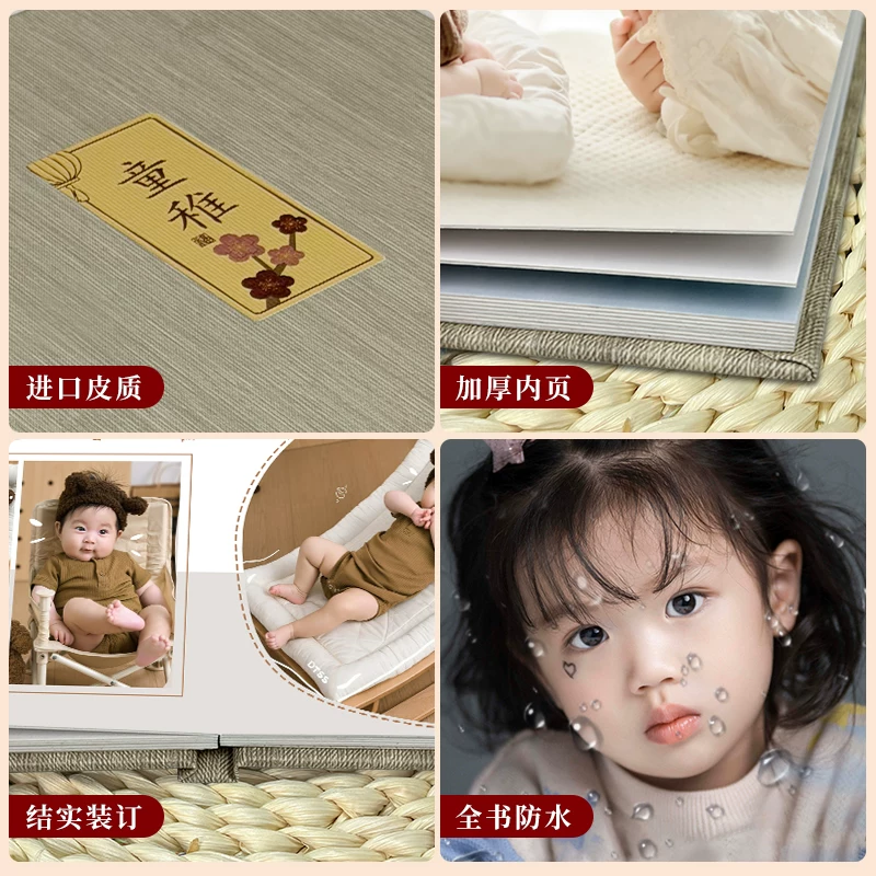 Книга роста записная, фотоальбом, фотоальбом, DIY, кастомизированная