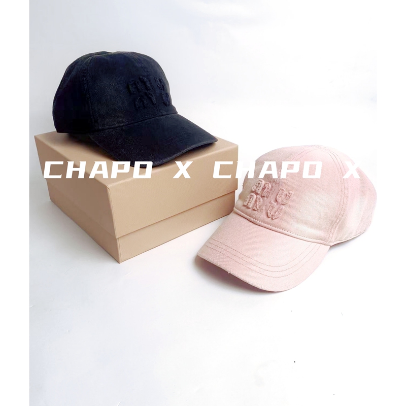 Chapo X/2025 Spring New Style Face-Slimming Small Logo Embroidered Letter Versatile Casual Sunshade Unisex Baseball Cap