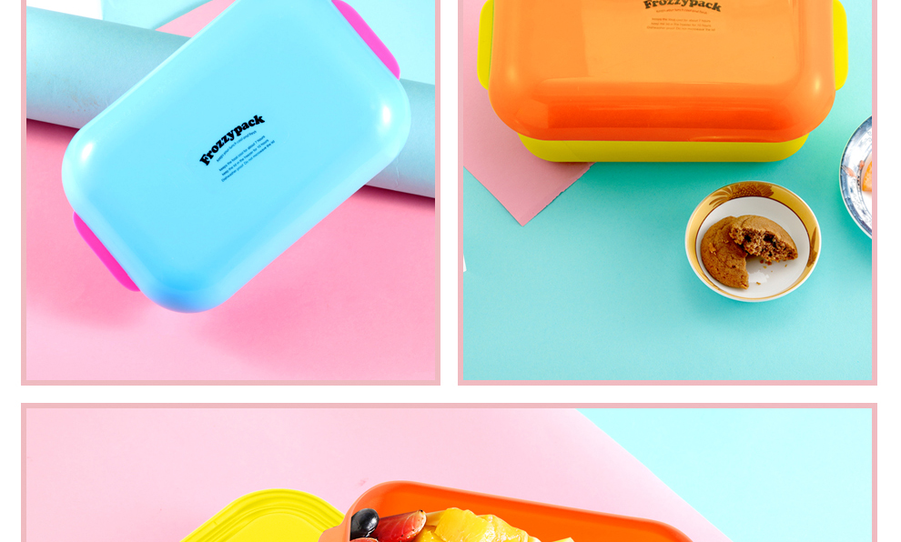 cà mèn hâm điện Frozzypack Nhật Bản Crisp Box Bento Hộp cơm trưa Hộp cơm trưa Bảo quản - Hộp cơm điện sưởi ấm hộp cơm hâm nóng lock&lock