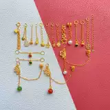 Древние серебряные позолоченные аксессуары 925 пробы, ручное ожерелье, удлиненная защитная цепочка с бабочкой и цветком любви, удлиненная цепочка, плетеная веревка своими руками, хвостовая цепь