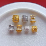 Аксессуар, браслет из кварца в форме цветка, кварц, серебро 925 пробы, DIY