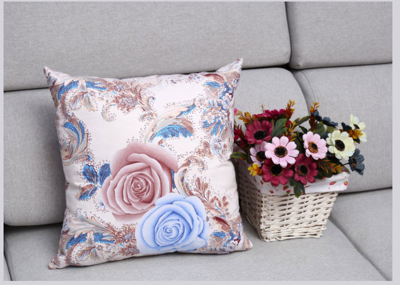 Gối sofa bông vuông với lõi bông và vải lanh 50 bộ vải 45 gối lớn đơn giản hiện đại goi tua lung