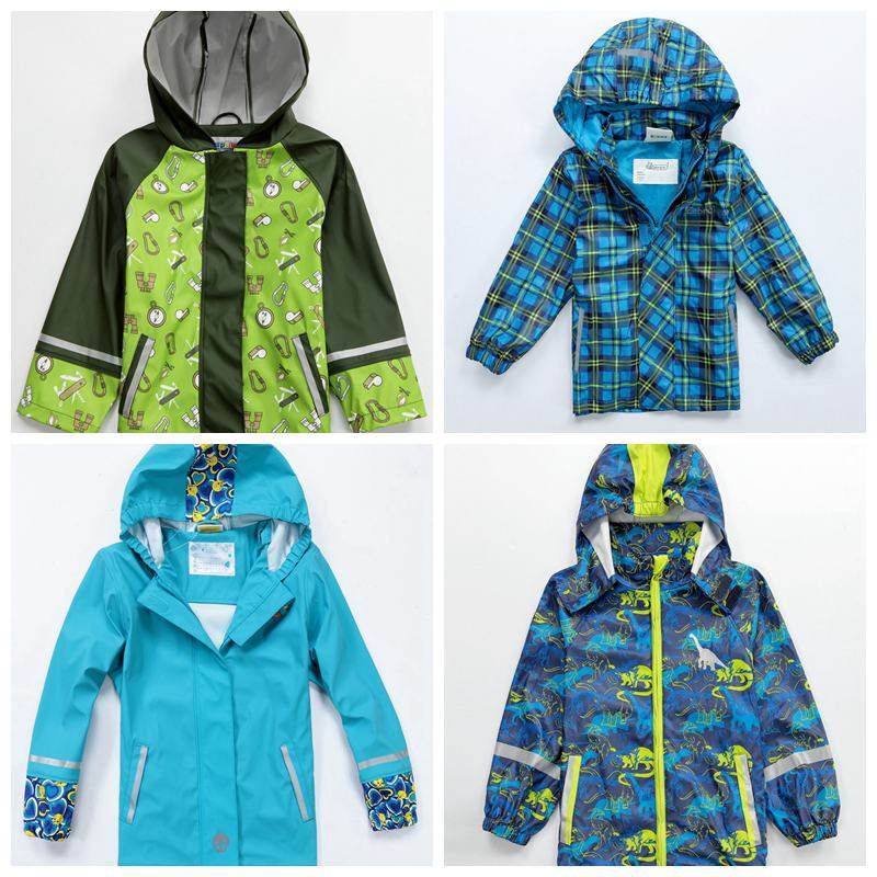 CA's palominoa brand children's PU leather raincoat rain pants children's painting clothes