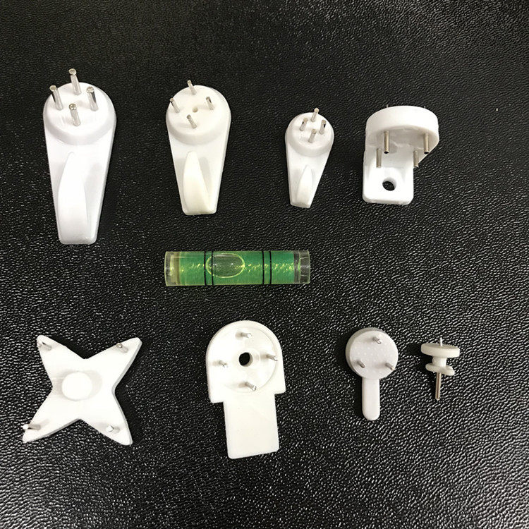 Photo frame without trace nail cement wall hanging photo wall stealth hook decoration painting wall nail white plastic trace-free