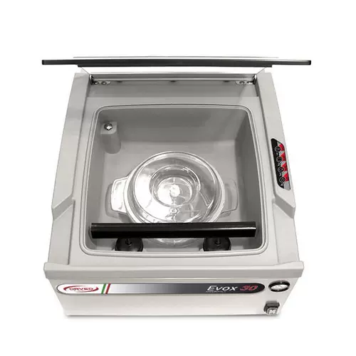 Коммерческая вакуумная упаковочная упаковка в Orged Match Machine Machine Careum Machine Evox25/Evox30