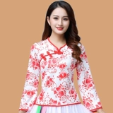 Сине-белый фарфоровый новый стиль этнический стиль квадратный танцевальный танце