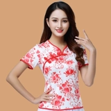 Сине-белый фарфоровый новый стиль этнический стиль квадратный танцевальный танце