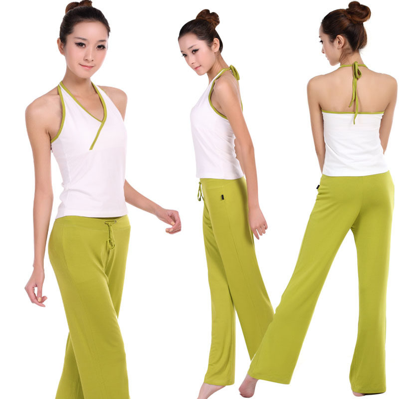  Summer new short sleeves Vest Yoga suit Fitness Suit Dance Belly Leather Dance Suit can plug in chest