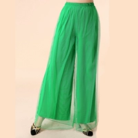 Зеленая сетчатая брюки