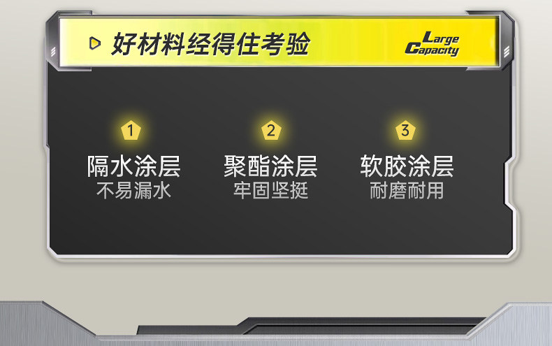 Барсетка, универсальная льняная сумка, водонепроницаемая складная портативная система хранения, увеличенная толщина Giant fin King 