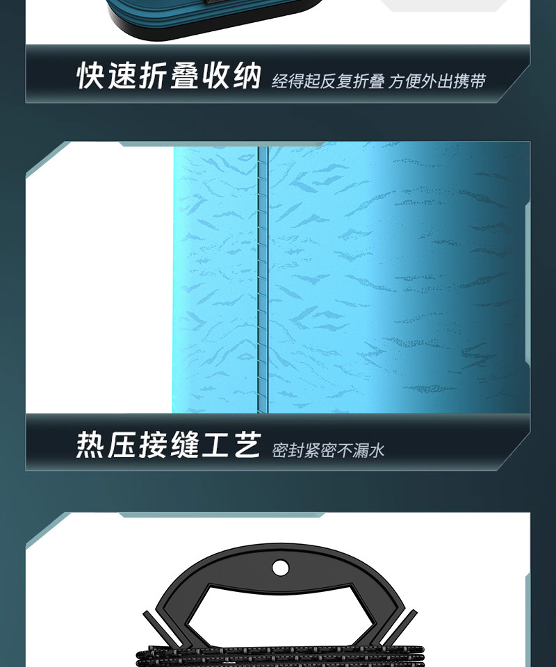 товар из китая 新款打水桶钓鱼桶多功能加厚户外可折叠装鱼桶野钓专用小型活鱼桶 Giant fin King