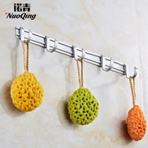 Punch-free space aluminum adhesive hook clothes hook Hook row hook toilet clothes adhesive hook towel hook kitchen adhesive hook wall hanging