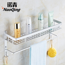 Punch-free space aluminum towel rack bath towel rack three-story bathroom rack 2-story toilet rack wall-mounted bath