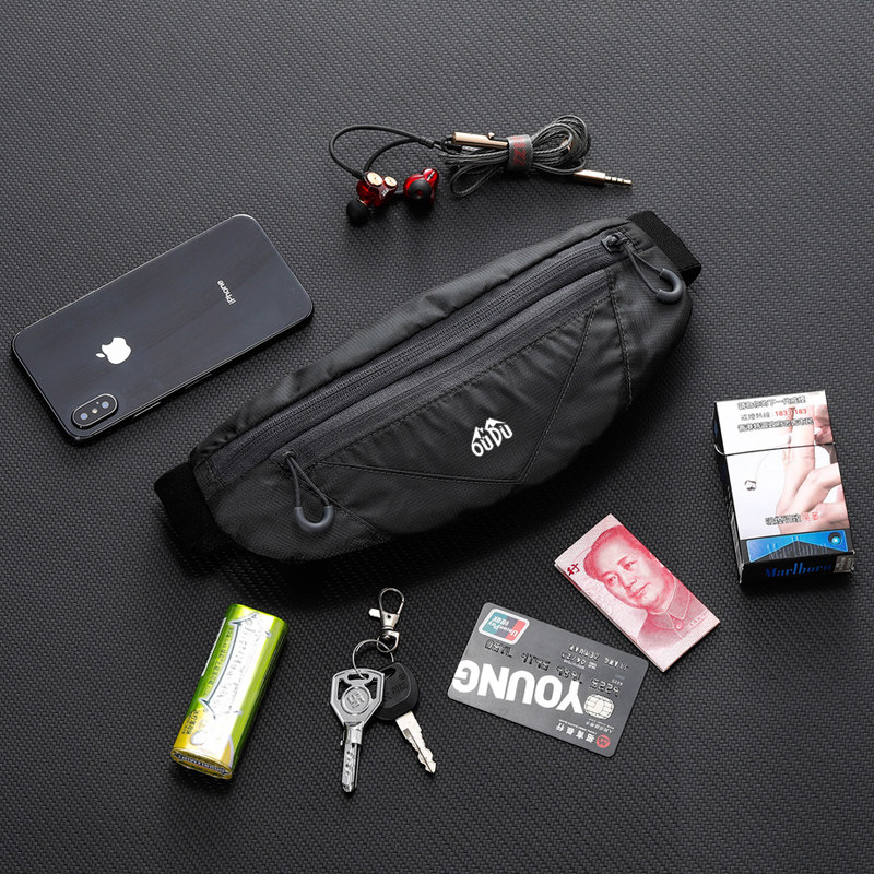Apple 13promax sports waist bag men's and women's multi-function running mobile phone bag waterproof invisible ultra-thin small belt bag