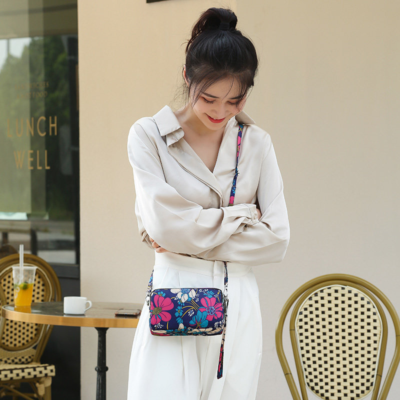 Minimalist Bouarts Woman Phone Bag Long Version Wallet Triple Laced Satchel Bag Single Shoulder Bag Mom Bag Mini Large Capacity Bag