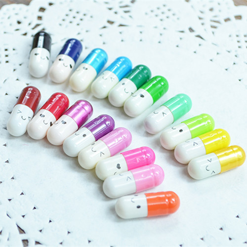 Cute love pill letter paper expression capsule color letter roll wish lucky star star paper bottle decoration full