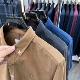 MAROLIO Мужская вельветовая рубашка, осенняя