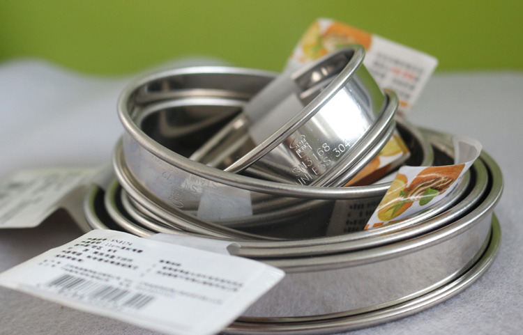 Three-energy mousse mold cake Fab-style tower mold original spot multi-spec round home DIY baker tool