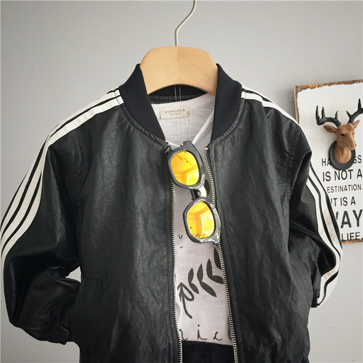 Veste pour garcon JAMYBABY en cuir - Ref 2159130 Image 13