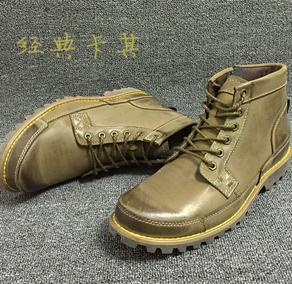 Mores Locomotive Casual Riding Boots Khale Rider Style Shoes Anti-Fall Racing Boots Classic Retro Locomotive Shoes Man